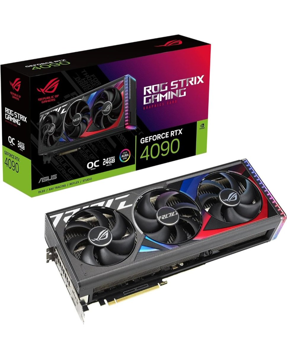StateOverse's tweet photo. โ ๏ธ๐ฅALERT๐ฅโ ๏ธ
#Statoversians!
๐๐๐
๐ซถ
NVIDIA RTX 4090 Series ASUS ROG-STRIX-RTX4090-O24G-
GAMING is AGAIN up for on Amazon for ONLY ($2,299.99)!
#StateOTech #GamersUnite
TSO'VIN!!
https://t.co/Dd1wEfkl73
NVIDIA RTX 4070 Super Series PNY RTX 4070 SUPER 12GB VERTO OC Dual Fan (VCG4070S12DFXPB1-O) -
($599.99) ๐๐ฅ IN STOCK
https://t.co/R4x9Comlgt #ad