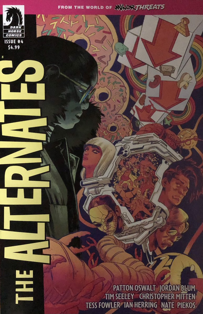 #comics2024 16-18
The Alternates by @pattonoswalt @BlumJordan #TimSeely #ChristopherMitten @TessFowler #IanHerring @blambot from @DarkHorseComics 
As good as Minor Threats was, I think I liked this story better. I look forward to what comes next.
@DoctorStayPuft @artnerrd