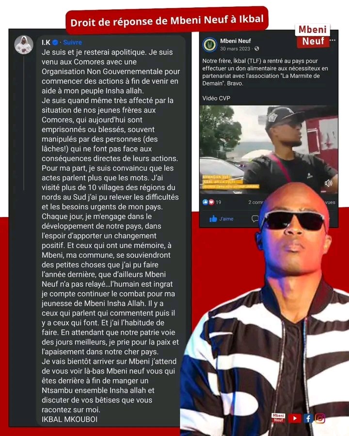 MbeniNeuf's tweet photo. Si vous êtes en réalité affecté par la situation des jeunes comoriens victimes de cette dictature, vous n'auriez pas réagi de cette façon en ignorant leurs peines et souffrances et en s'y prenant contre ceux qui tentent de les défendre au niveau international. 👇 https://t.co/1WQWWbHXKu