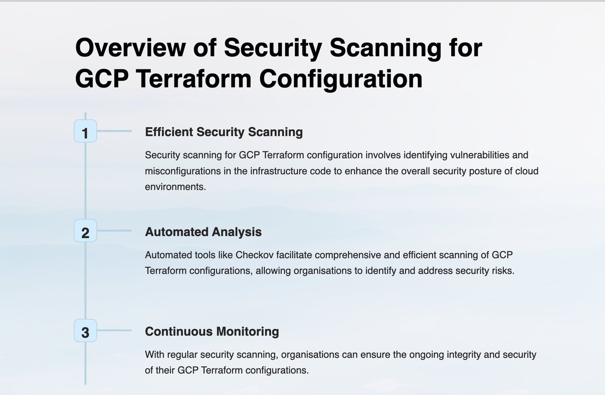 I just published Streamlining Cloud Security with GCP-TF-Compliance-Kit link.medium.com/RiBYKY69wGb 

#GoogleCloud #CloudSecurity #GCP #Compliance #DevOps #CloudArchitecture @GoogleCloudTech @googlecloud @GoogleCloud_IN