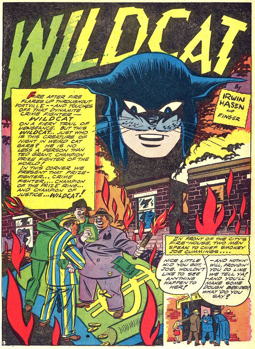 Hasen Wildcat title pages that I'm obsessed with now 