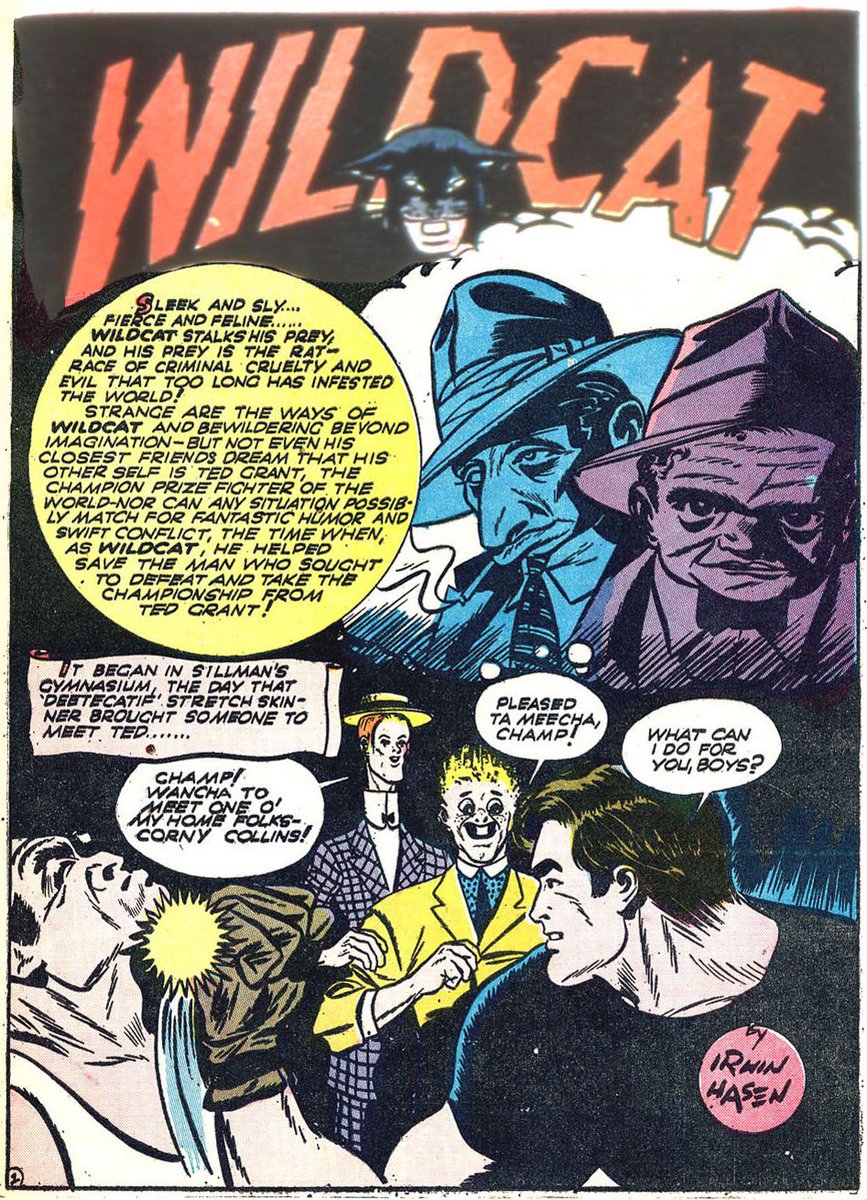 Hasen Wildcat title pages that I'm obsessed with now 