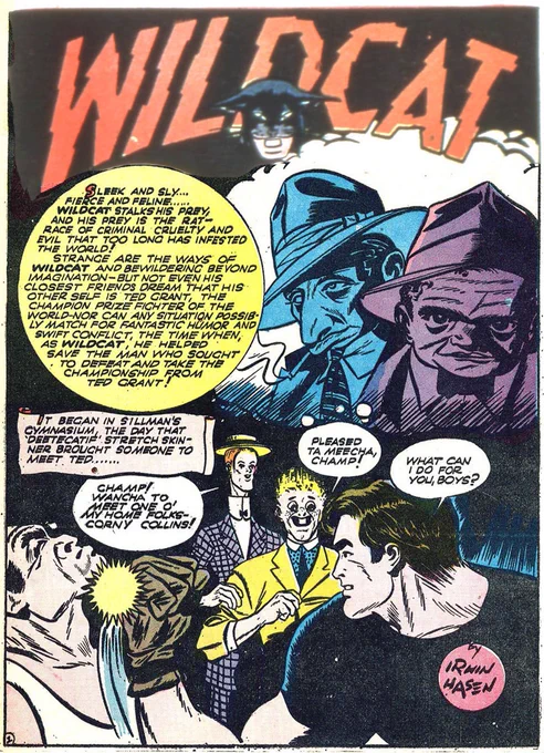 Hasen Wildcat title pages that I'm obsessed with now 