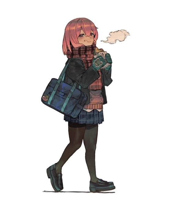 友達の創作キャラのファンアート描きました