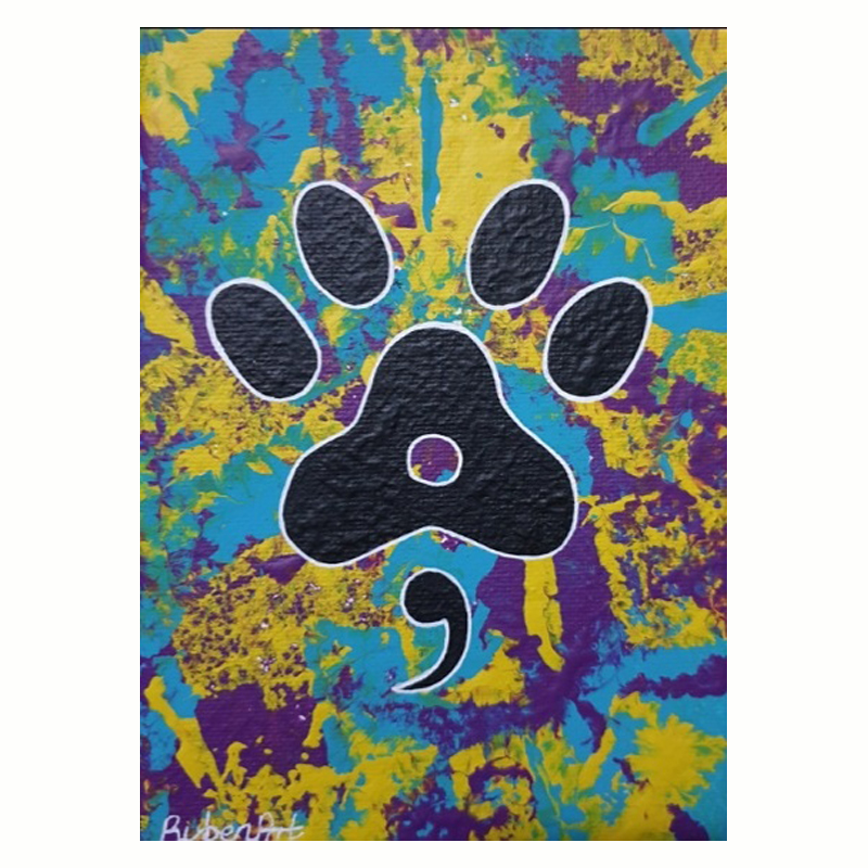 These A5 postcard prints are of an original artwork by RubenArt and are nspired by the semi colon mental health movement and the importance of animals and therapy pets

Find these in their #ConsciousCrafties shop here consciouscrafties.com/handmade-gifts…

#SBS #SBSWinners #HandmadeGifts