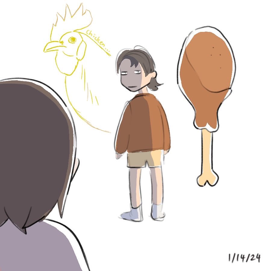 lightlight_25's tweet photo. 🍗 #comic #sliceoflife https://t.co/h0qreOEoWx