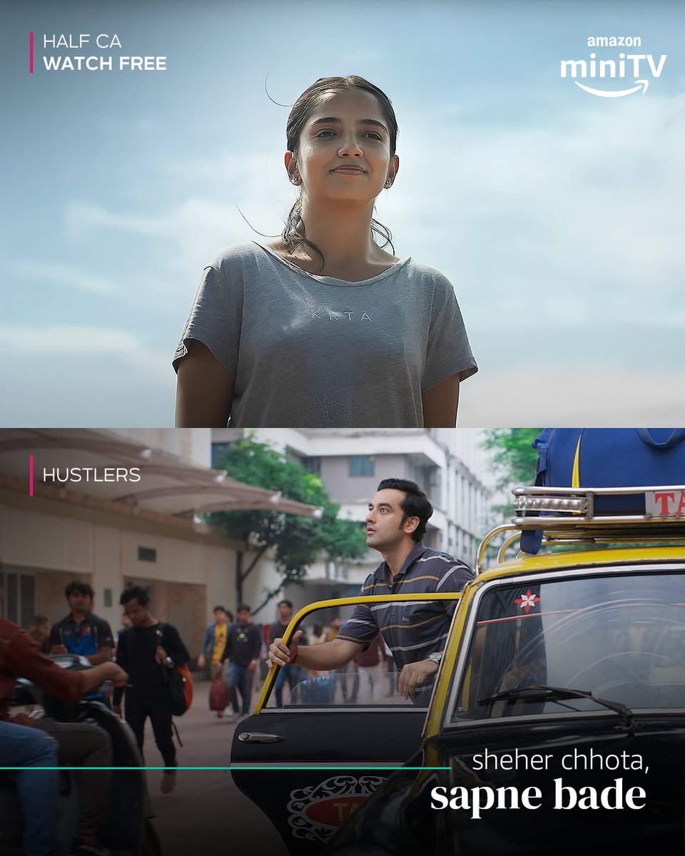 sapno ko reality main badalne ke liye hustle karna zaruri hain, don’t you agree? 😉  

watch #Hustlers releasing 24th Jan on #AmazonminiTV for FREE!

#VishalVashishtha #AhsaasChanna 

#AmazonminiTV #HustlersOnAmazonminiTV #HalfCAOnAmazonminiTV #HumBhiHustlers #ComingSoon