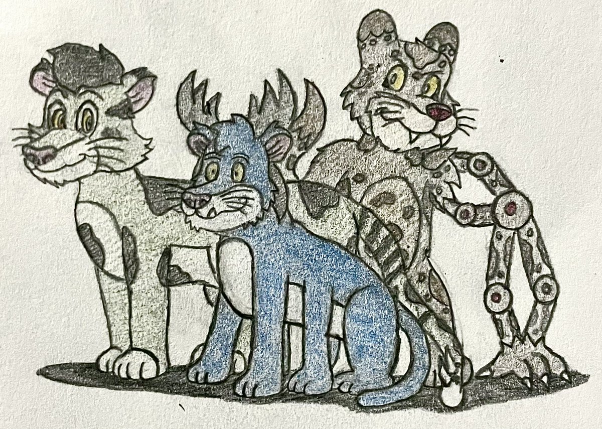 JJSponge120's tweet photo. Commission for @KallytoonsS, featuring three of his Wampus Cats. #KallytoonsS #Wampus #Cats #Trio #OCs #Commission https://t.co/yCXr55SspF