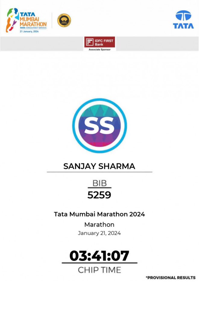 Nailed my marathon goals – crossed the finish line with ease, hitting target time and pace clocked PB by 32mins.
Special mention & heartfelt thanks to @Runningrathod26 without his guidance achieving this wouldn’t have been possible ! 
#TMM2024 #marathon #running #marathonfinisher