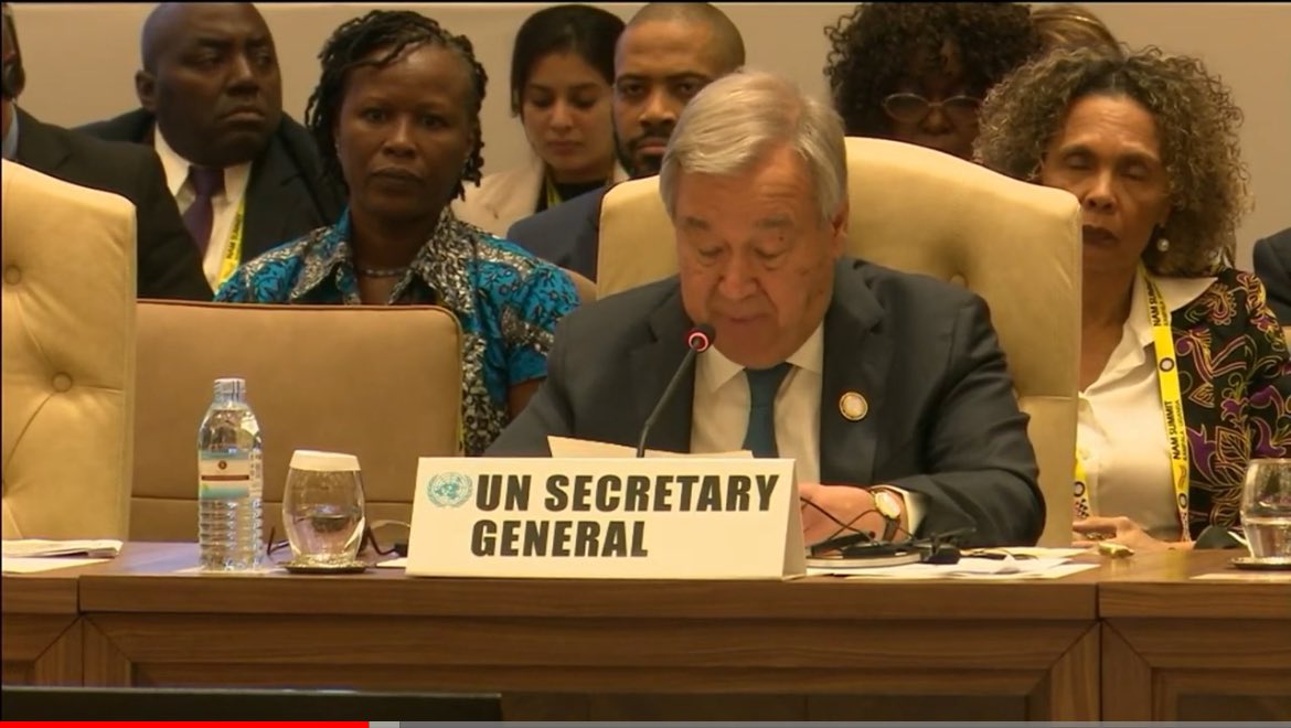 Mr. @UN Secretary General, @antonioguterres, it is disappointing that on your visit to Uganda, you have not spoken for the millions of Ugandans and other Africans in the region, oppressed by your host- a renowned brutal dictator, Gen. Museveni! Your presence in Africa