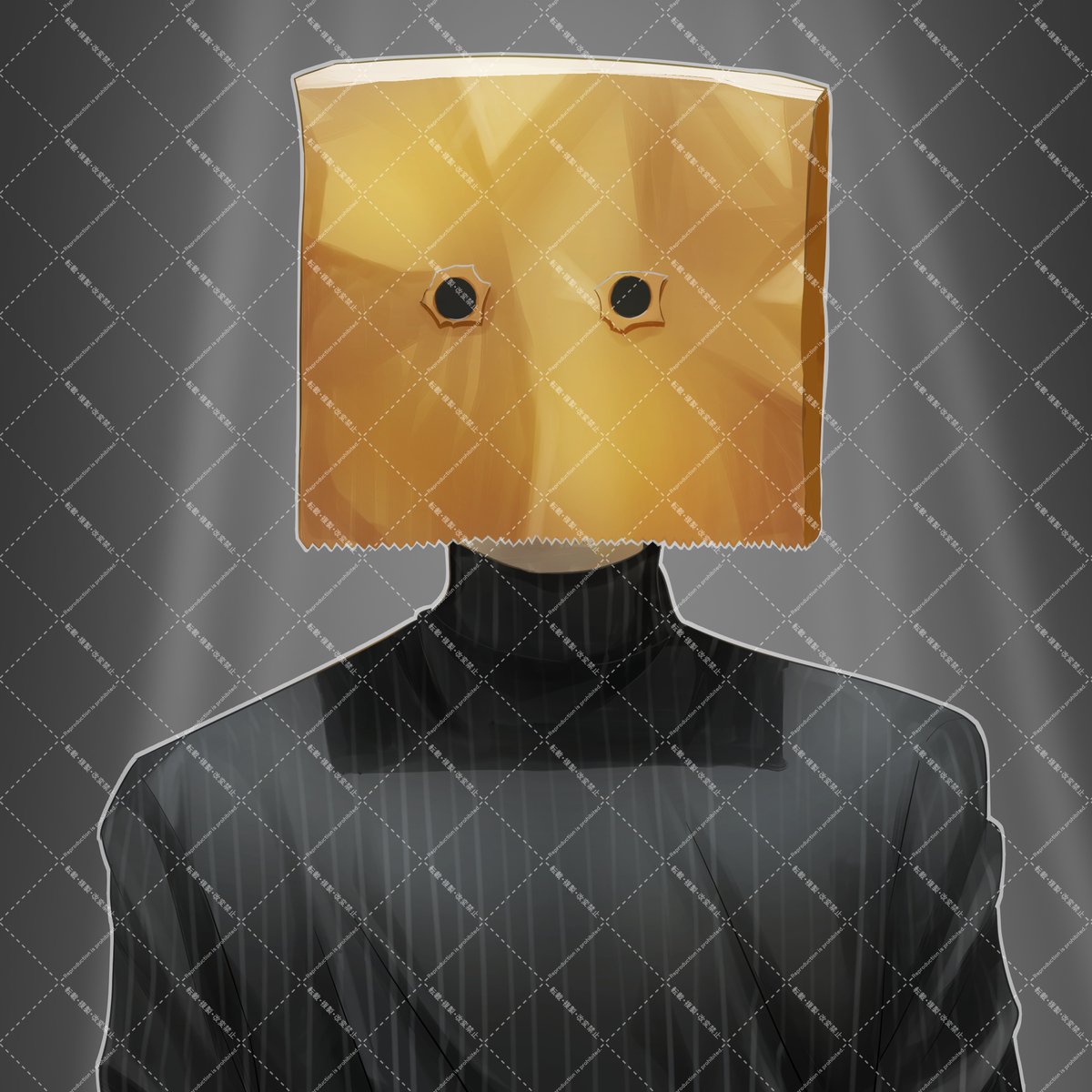 【実績紹介】
紙袋を被った人という珍しいご依頼でした！描いててとても楽しかったです。
ご依頼ありがとうございました。またご縁がありましたらよろしくお願い致します。

#イラスト #イラスト依頼