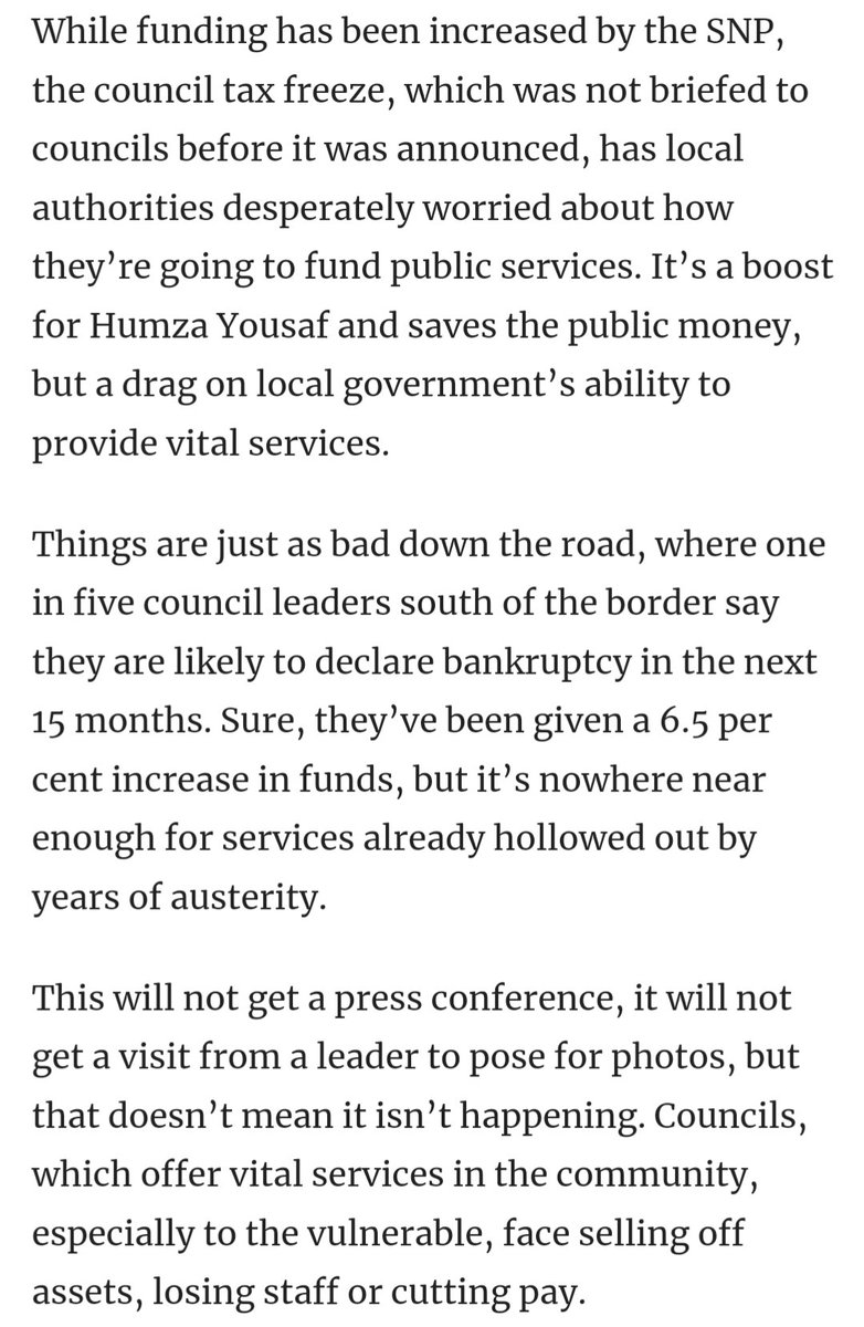 Wrote about the state of councils, a crisis ignored by politicians focusing on headlines rather than governing scotsman.com/news/opinion/f…