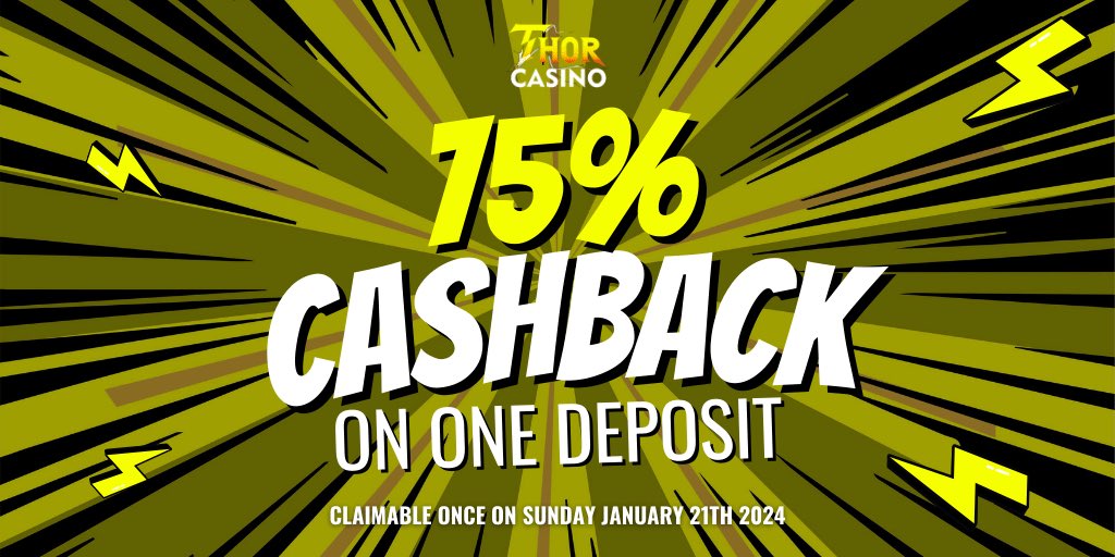 🌟 Spice up your Sunday with a sizzling 75% Cashback Deposit Bonus! 🎁💬 Exclusive offer through LiveChat – elevate your gaming experience today! #WeekendFun #CashbackBonus #GamingThrills #ExclusiveDeal #SundayVibes #OnlineGaming #ClaimNow