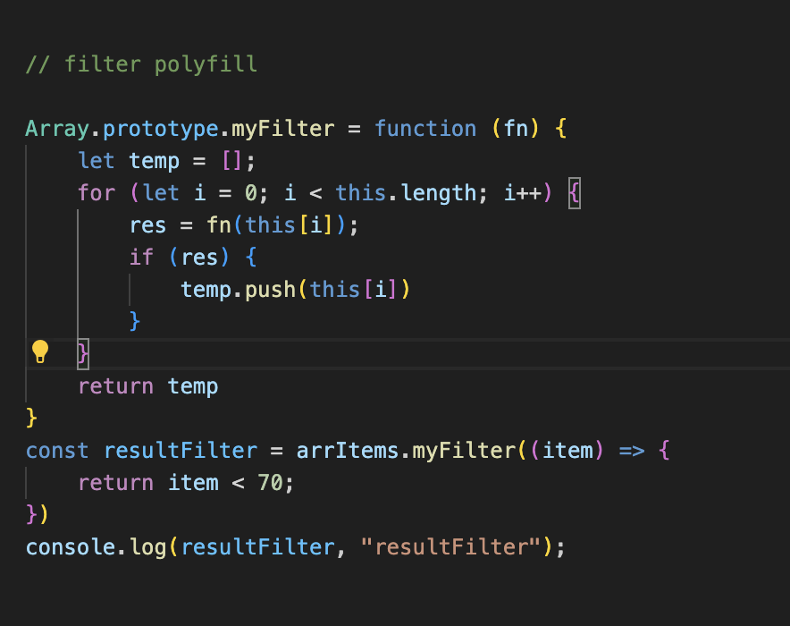 NeelamLatwal's tweet photo. Day 22 of #100DaysOfCode 
Have you thought about your own map and filter method in JavaScript? 
I have developed a custom map method that mirrors the functionality of the standard map method in JavaScript.
 #javascript  #WebDevelopment #FrontEndDevelopment https://t.co/Fi6XqtMH9O