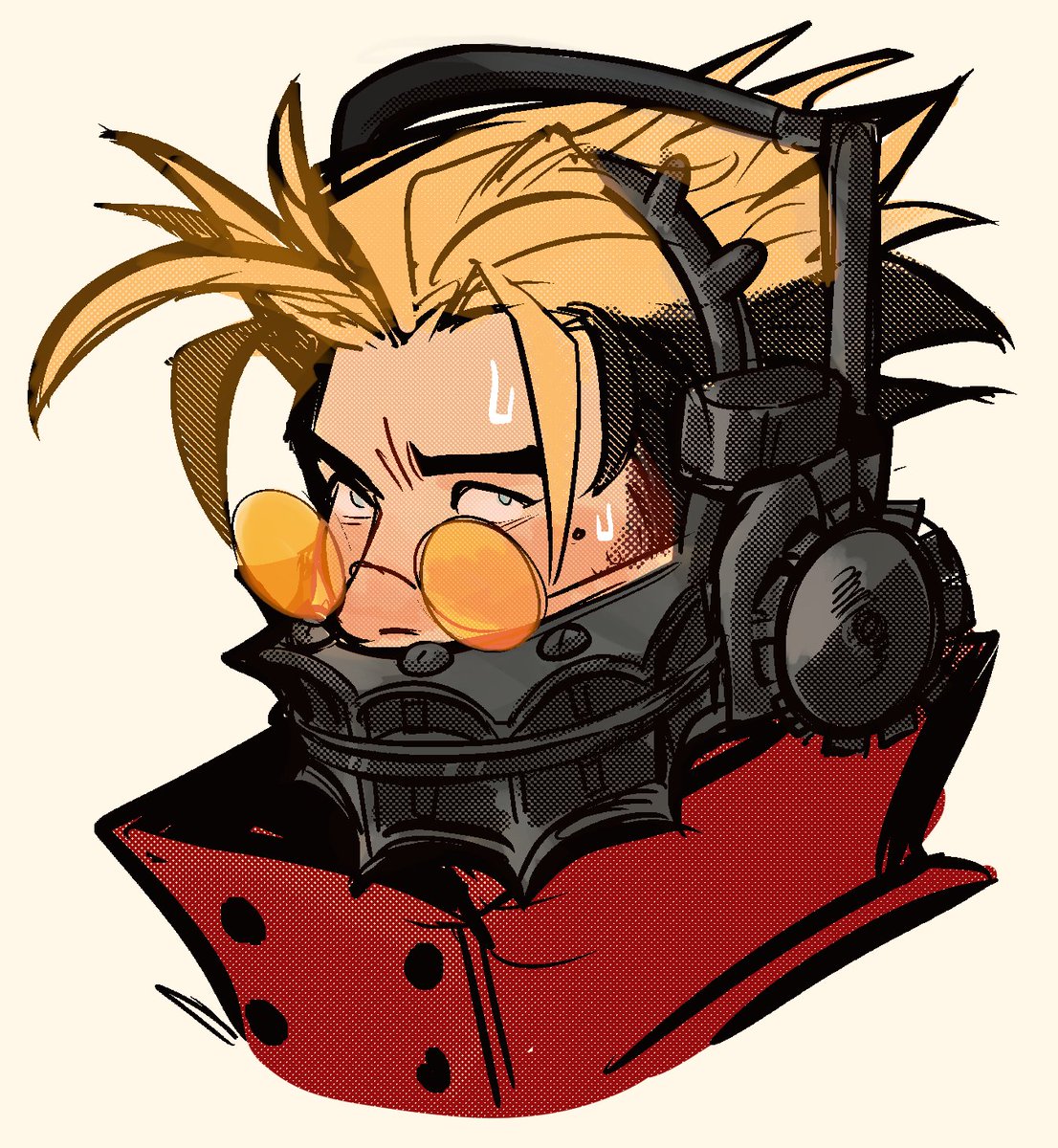 SarcasticMoths's tweet photo. uh oh spaghetti-o. reverse bear trap :[ #trigun https://t.co/SpJgm4BQsu