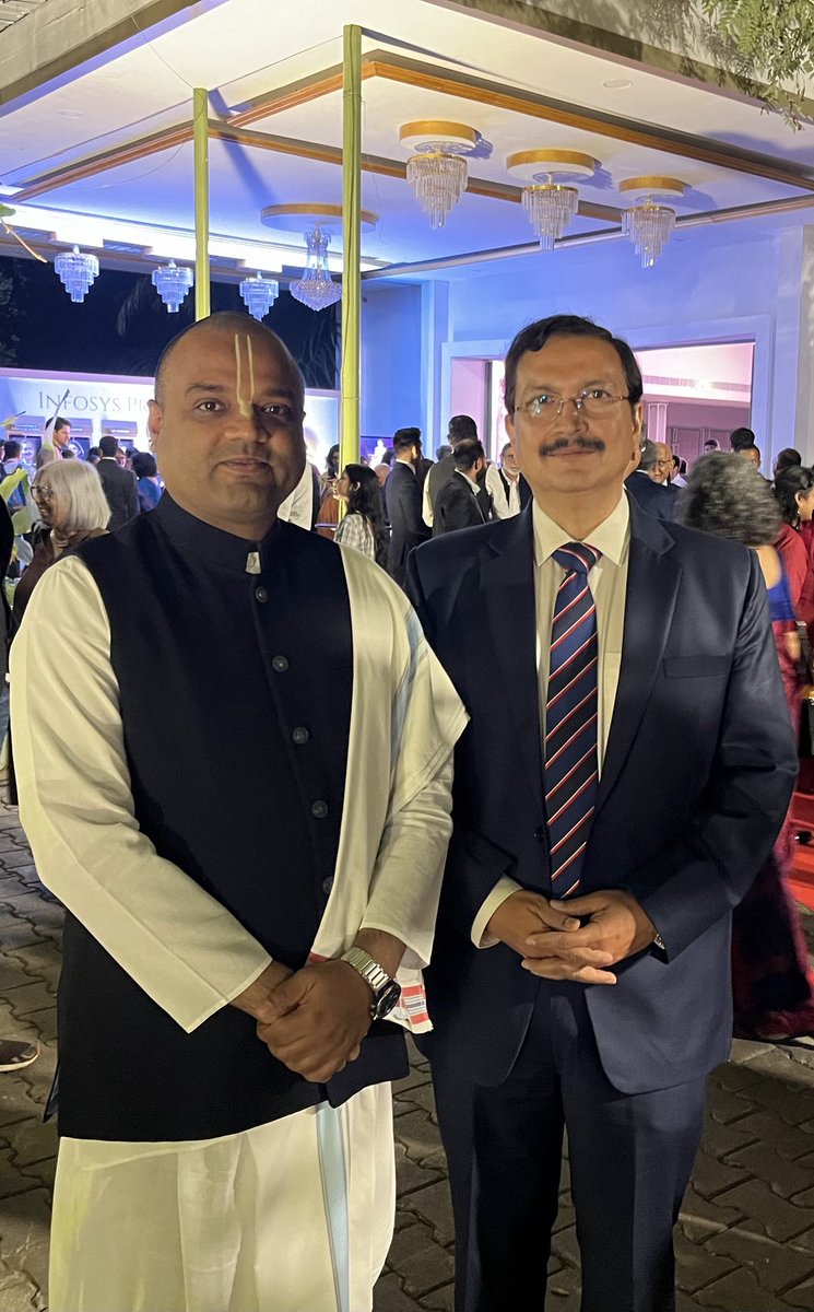 Congratulations to <a href="/SachidaTripath2/">Sachida Tripathi</a>, <a href="/IITKanpur/">IIT Kanpur</a> professor, on Infosys Prize. Heartfelt appreciation for acknowledging God. As BG 18.13-14 suggests, success involves Daivam - the sanction of the Supreme Lord. Your conscious attitude aligns with Gita teachings.