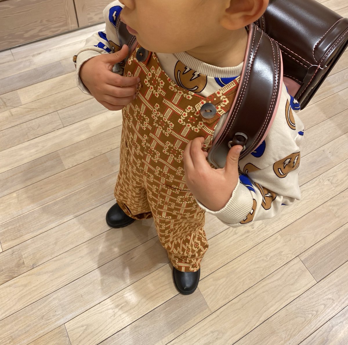 今日みてきたけどピンクや中ピンク🩷を背負って「うんうんこれだなぁ」とにこにこしてました…可愛いけど