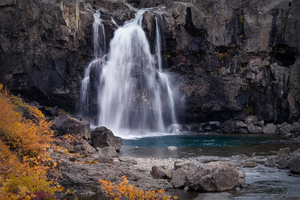 Waterfall in North Iceland. #iceland #icelandroadtrip #waterfall #landscapephotography #sonyalpha