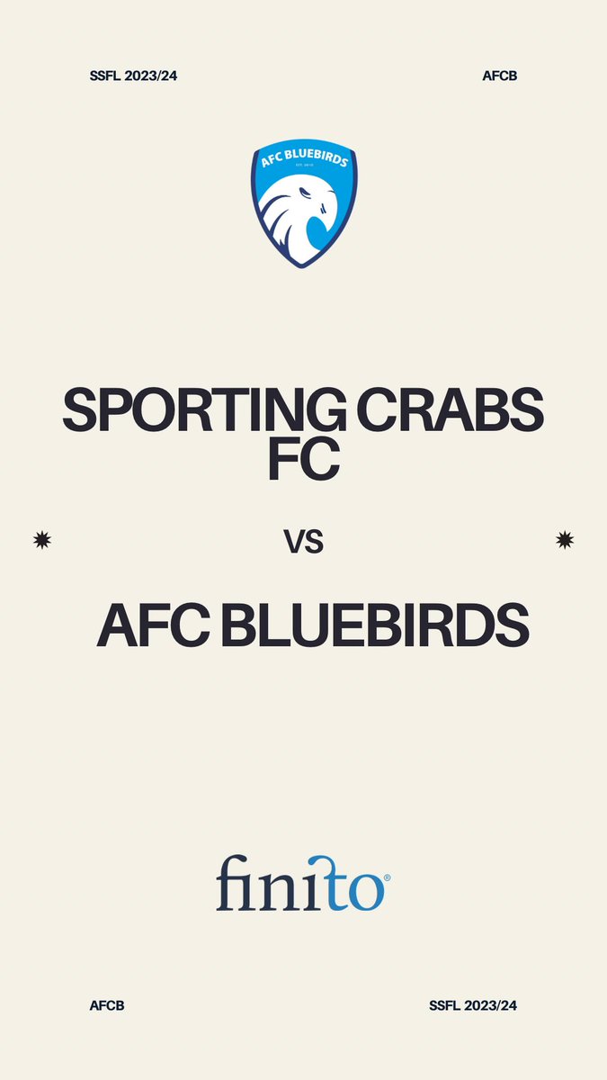 It’s 3rd v 3th on the Peckham Riviera 

📍 Peckham Rye Park
⏰ 12:30 kick off 

<a href="/finito/">Finito</a> | @southernsunday