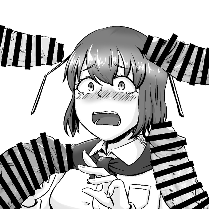 結構いい感じに描けたちんちんが隠れてるの悲しいので修正薄めで文字消したVer.です 