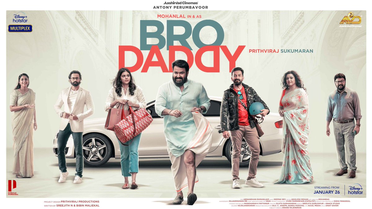 This poster ❤️
#BroDaddy
#Mohanlal