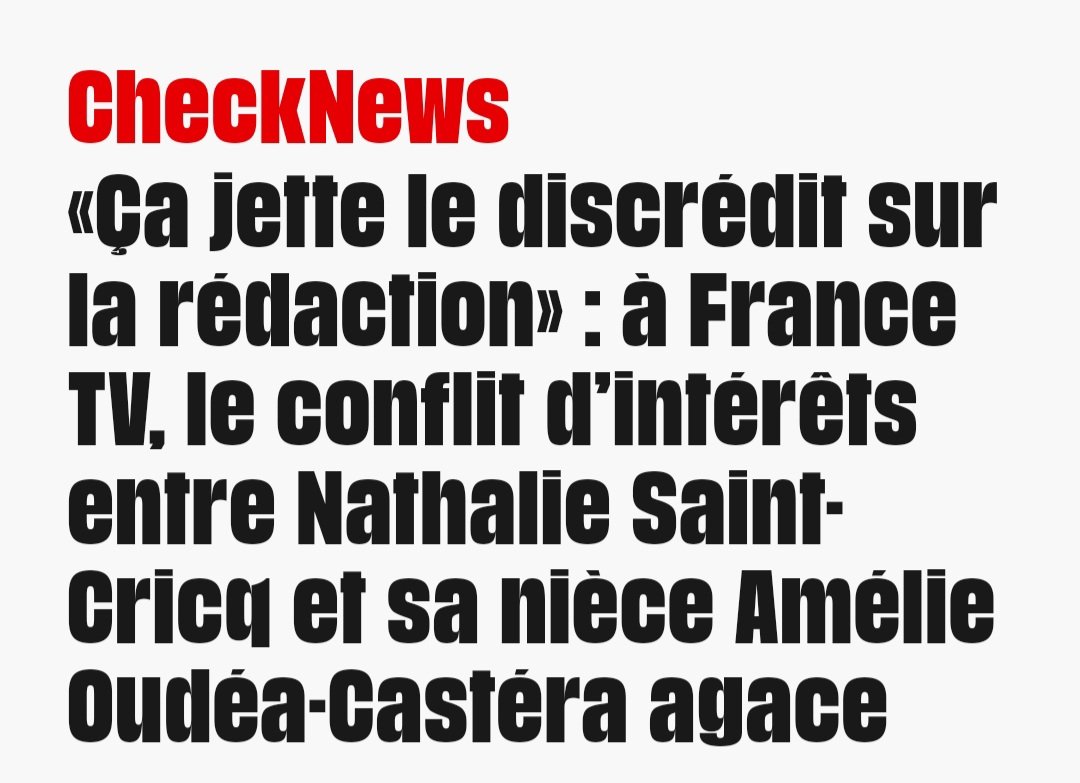 Vous préférez quand les exploits d'Oudéa-Castéra sont commentés par : - son oncle Alain Duhamel (BFMTV) - son oncle Patrice Duhamel (ex-DG de France TV) - sa tante Nathalie Saint-Cricq (France TV) - son cousin Benjamin Duhamel (BFMTV) - sa cousine Agathe Lambret (France Info) ?