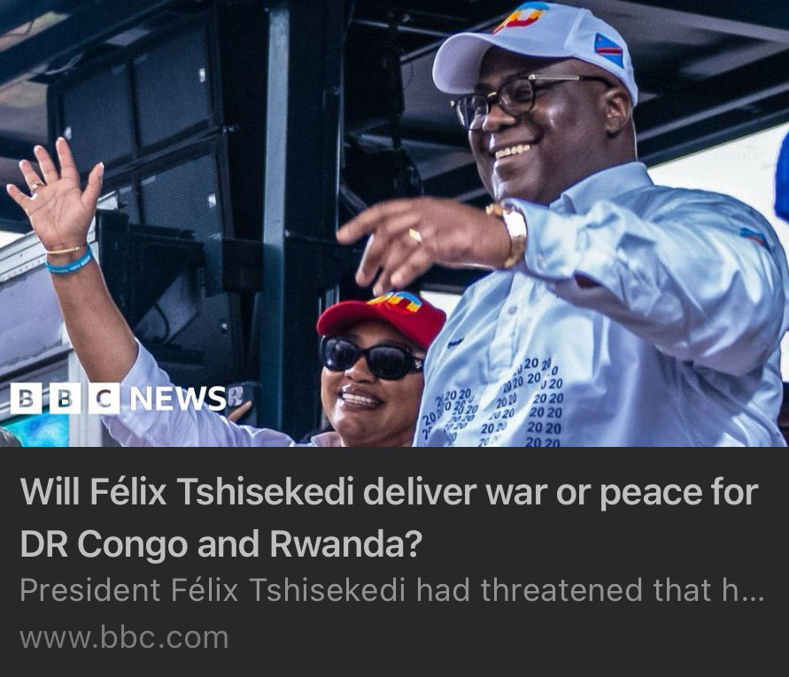 DrBlessingManzi's tweet photo. @FelixMugenzi @KabagambeI @SadateMunyakazi @BonheurMuamba4 @PatrickMuyaya @AfcCongo @AfricanewsJ @LeSondage_RDC @RDCongoPatriote @albcontact @FactsShop @JanvierPopote @HeritierRW @EmileKarangwa According to @BBCWorld @bbcgahuza, it is time for @FelixUdps aka KIRUMBO to choose wisely:
Choose to live in Peace or in Pieces…
Choose to STOP #Genocide & #HatefulSpeech against the citizens you are supposed to protect.
https://t.co/m6NJpHtuiD https://t.co/OC0gWoFIuk