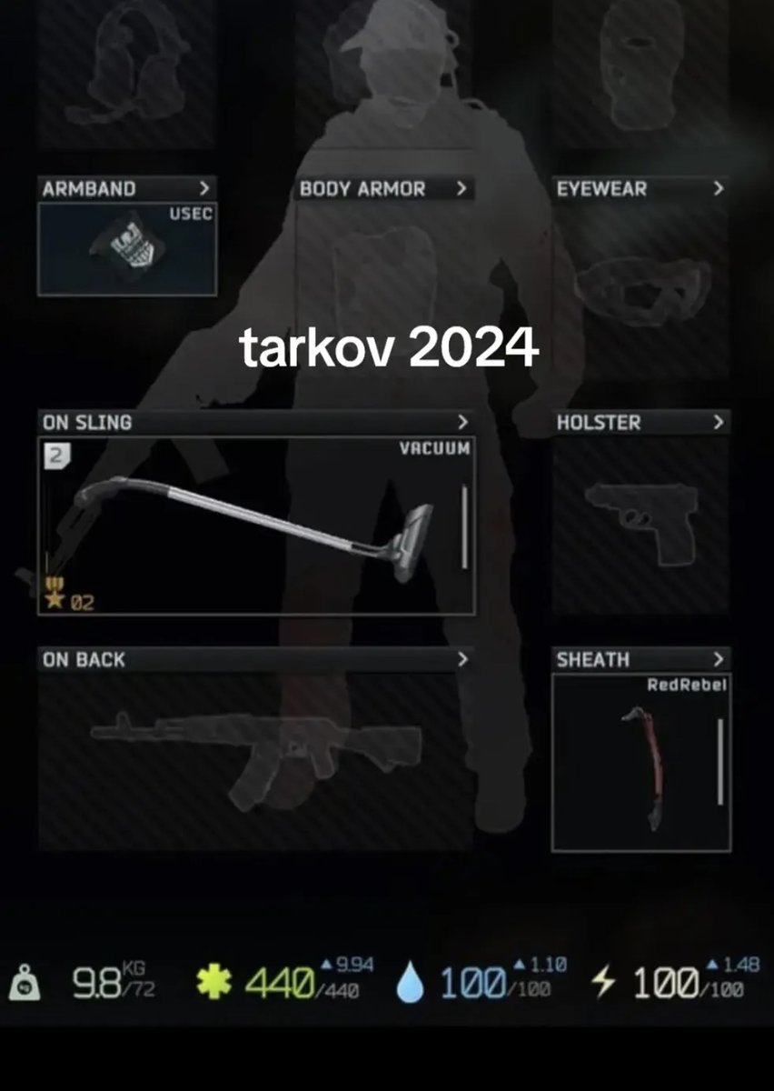 hyper_rat's tweet photo. Yo guys I found this new item to farm the billion, thoughts?  Gl beating me now @VonzaTV 

#EscapefromTarkov @bstategames https://t.co/T6bBhVngBh