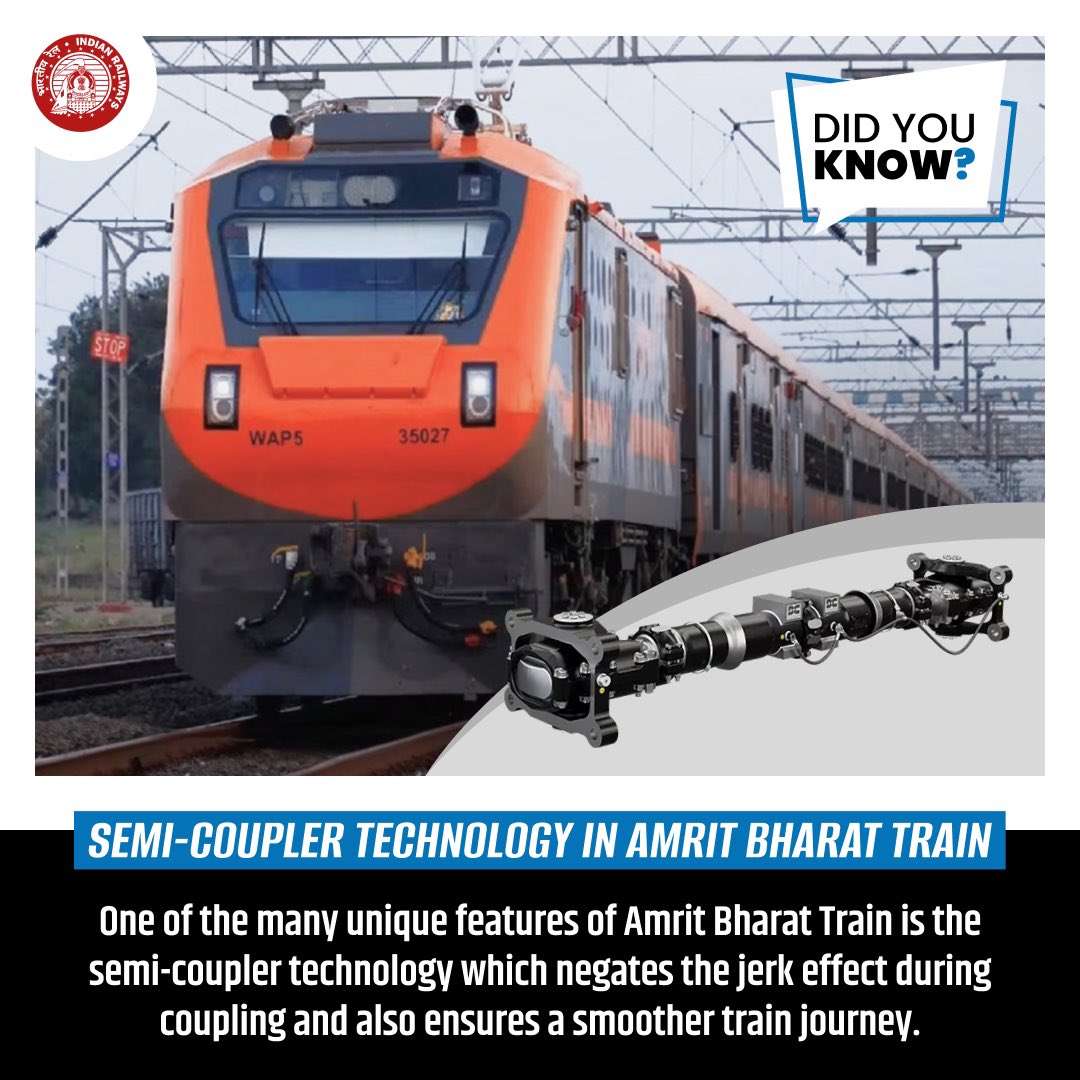 #AmritBharatTrain is a jewel of innovation, design & safety standards.