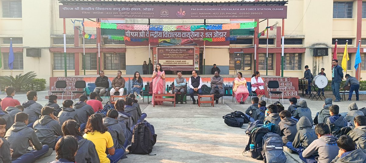 @ojharkv PMSHRI KV Afs Ojhar Medical camp and counseling session -2 held at vidyalaya.... @DrpuspendraS @EduMinOfIndia @KVS_HQ @KVS_HQ @KvsMumbai