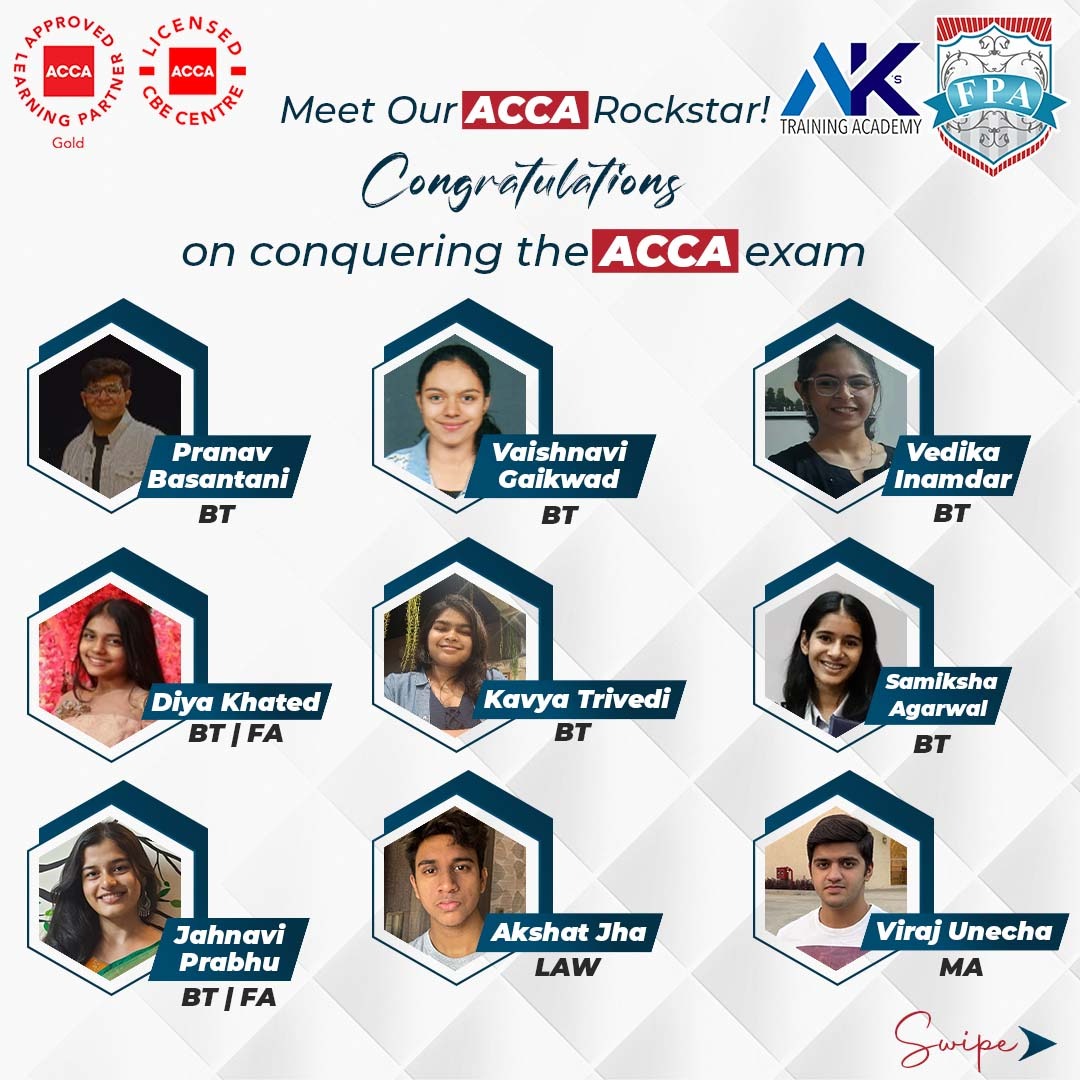 fpaedutech's tweet photo. @KirtanShahCFP @ACCAOfficial @zaheersayed83 @ACCAIndia 2/2
There's more to the list. May this be the beginning of a journey marked by continuous growth, learning, and success.
#ACCAResults #ACCAGlobal #ACCAMember #ACCAQualified #ACCA https://t.co/5Tlli3vnd8