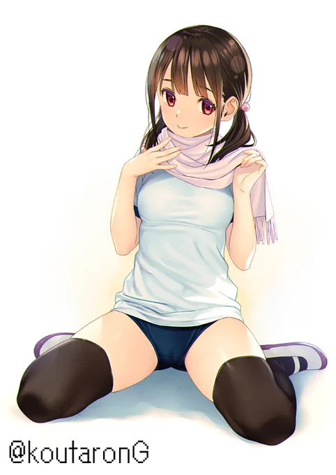 ぺたぺた ブルマフラー