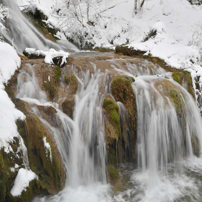 The icy water of the Gostilje waterfall descends from the elevation, making this Zlatibor waterfall one of the highest in Serbia, and due to its enchanting beauty, legend has it that fairies have chosen it for their games. 
#experienceSerbia
📷 Martin Candir