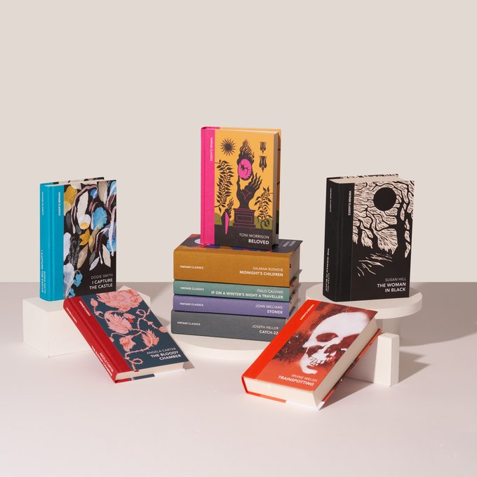 With cloth quarter binding, contemporary illustration, silk ribbon and beautiful finishes throughout, these are editions to last a lifetime. Browse the beautiful new Vintage Quarterbound Classic Collection in the Penguin Shop now 👉 bit.ly/4am02uG