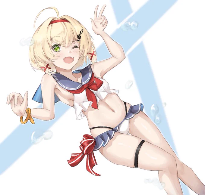 セーラー水着好き