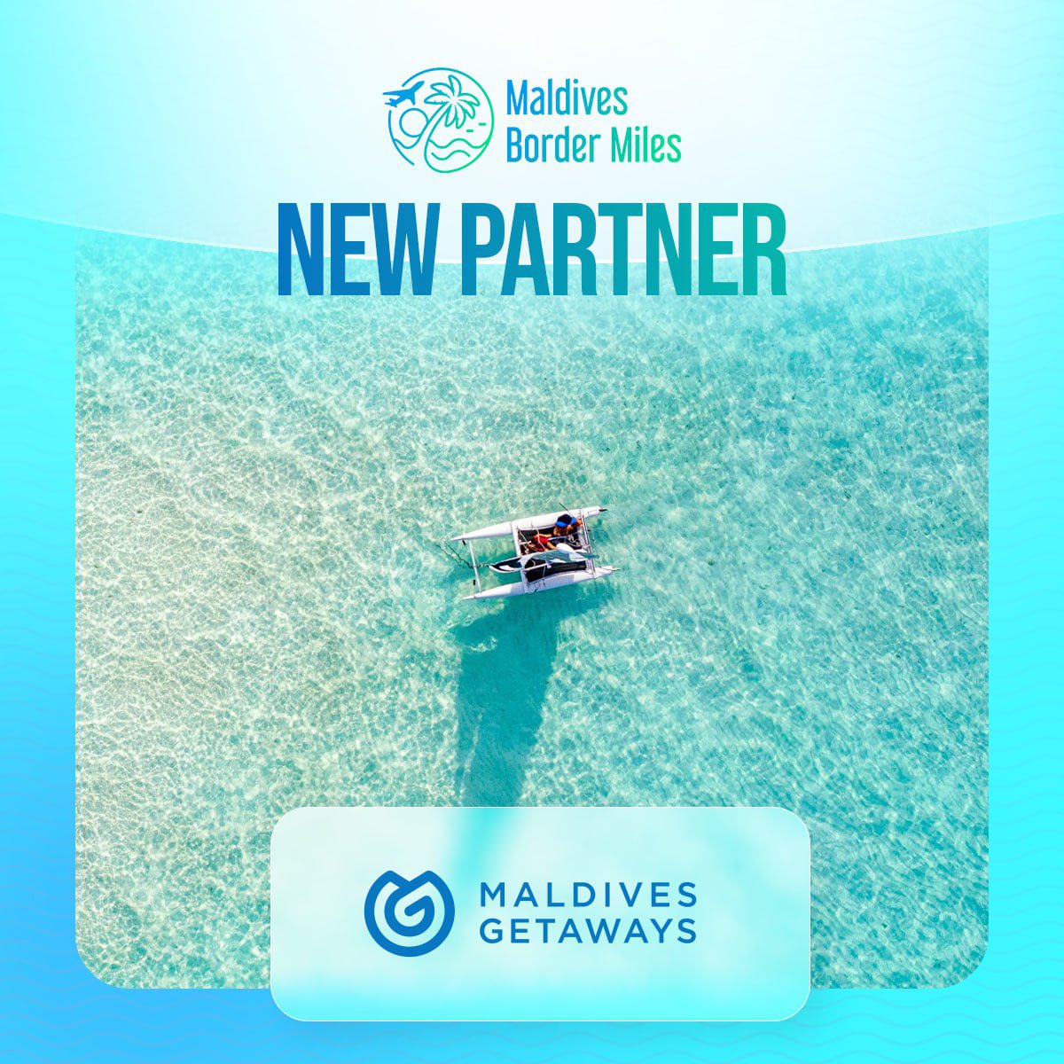 Exciting news! ✨
@getawaysmv becomes a partner of Maldives Border Miles.

#BorderMiles #maldivesgetaways #BorderMilesMV #WorldsLeadingDestination23 #visitmaldives