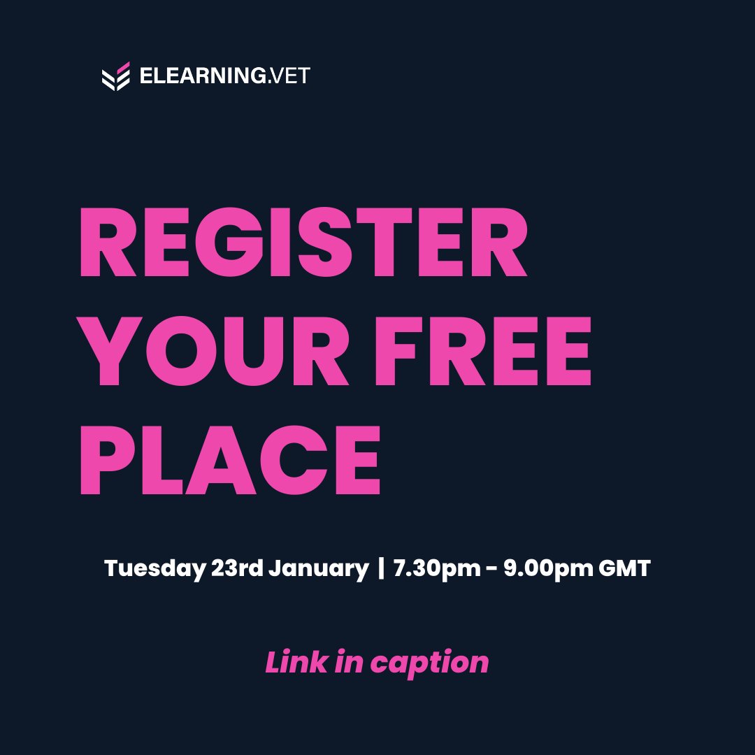 ElearningV's tweet image. What will you learn at our free capnography webinar? 👉

Register your place: i.mtr.cool/czthjzvsws

In association with ManyPets.