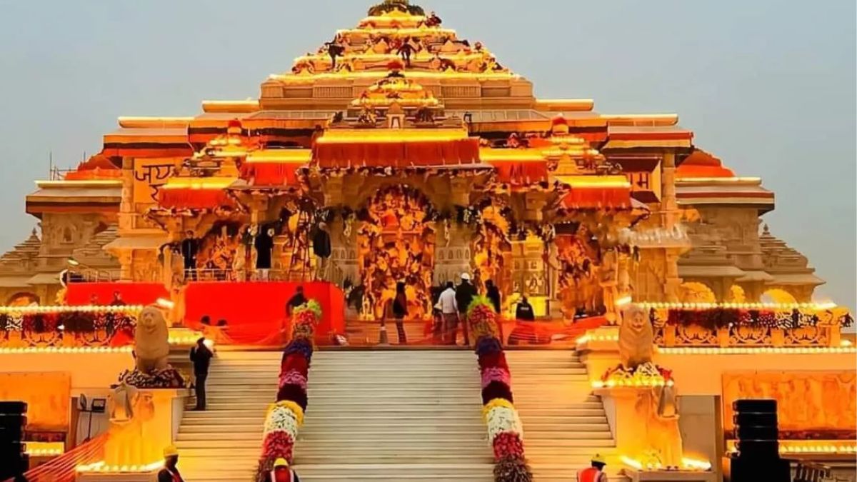 NewsAlgebraIND's tweet photo. BIG BREAKING NEWS 🚨 Newzealand extends wishes to India for Pran Pratishtha Ceremony 🔥🔥

Newzealand sitting ministers stated "Jai Shree Ram, it became possible after prolonged wait of 500 years only due to PM Modi"

They said "The temple is built to last another 1000 years & it is looking so majestic" 🚩