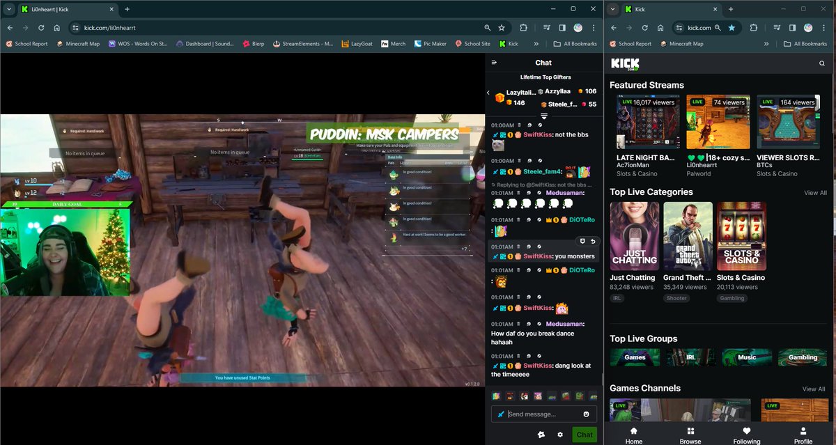 What a night!!!!!!! Got blessed my kick staff and was featured! Up next to xqc and actionman and my mind is blown!!!! Checkin that off the 2024 list…….what’s next?! Verified push???? 😏