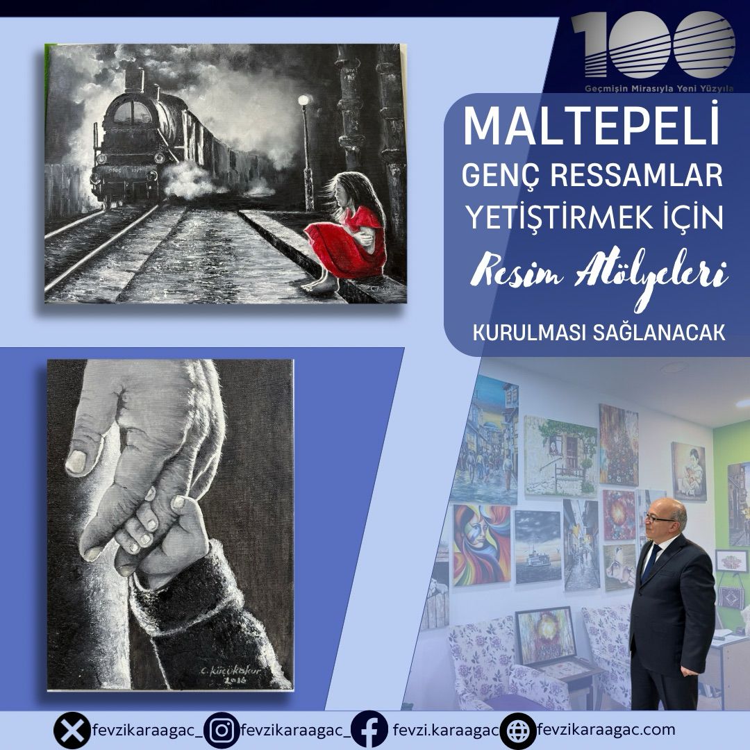 Maltepeli ressamlarımızdan  Sn. Cengiz Küçükokuru  atölyesinde ziyaret ettim. Maltepemiz ile özdeşleşen ancak son zamanlarda sayıları gittikçe azalan Maltepeli ressamlar ve resim atölyeleri hakkında görüş alış verişinde bulunduk.  
#Herşey
#DahaGüzelMaltepeİçin