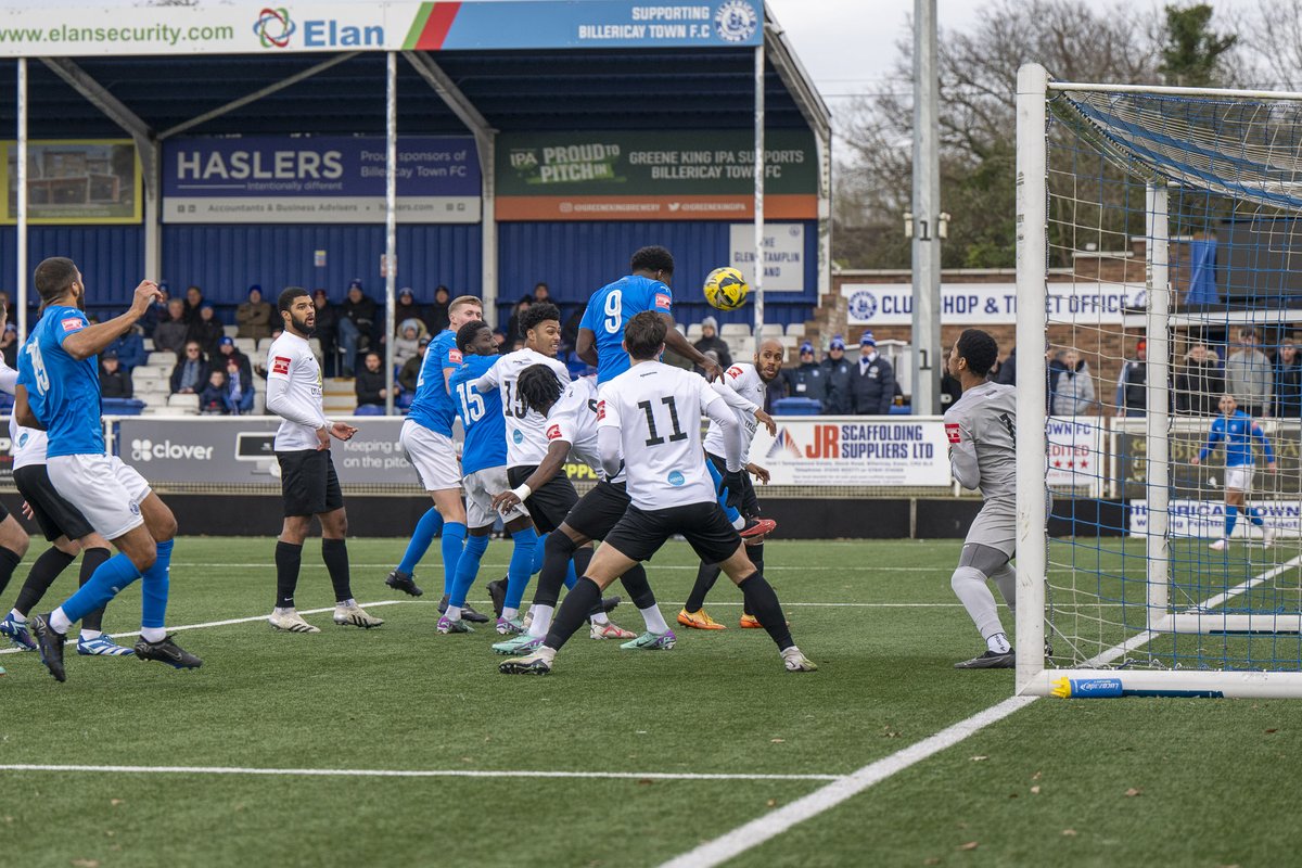 isthmian.co.uk/blues-shatter-… Blues shatter Rooks unbeaten run- in style A big win for Billericay, Bognor and Carshalton continue to close in on the top five, whilst the Tags, Towners, Borough and Invicta have to take a point apiece. Image: Stephen Mold #IsthmianLeague #PitchingIn