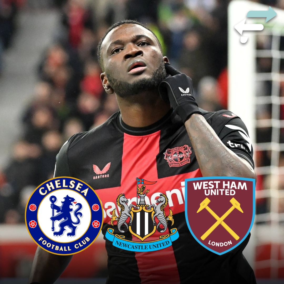 You are Victor Boniface. Where do you move? Chelsea, Newcastle or West Ham?