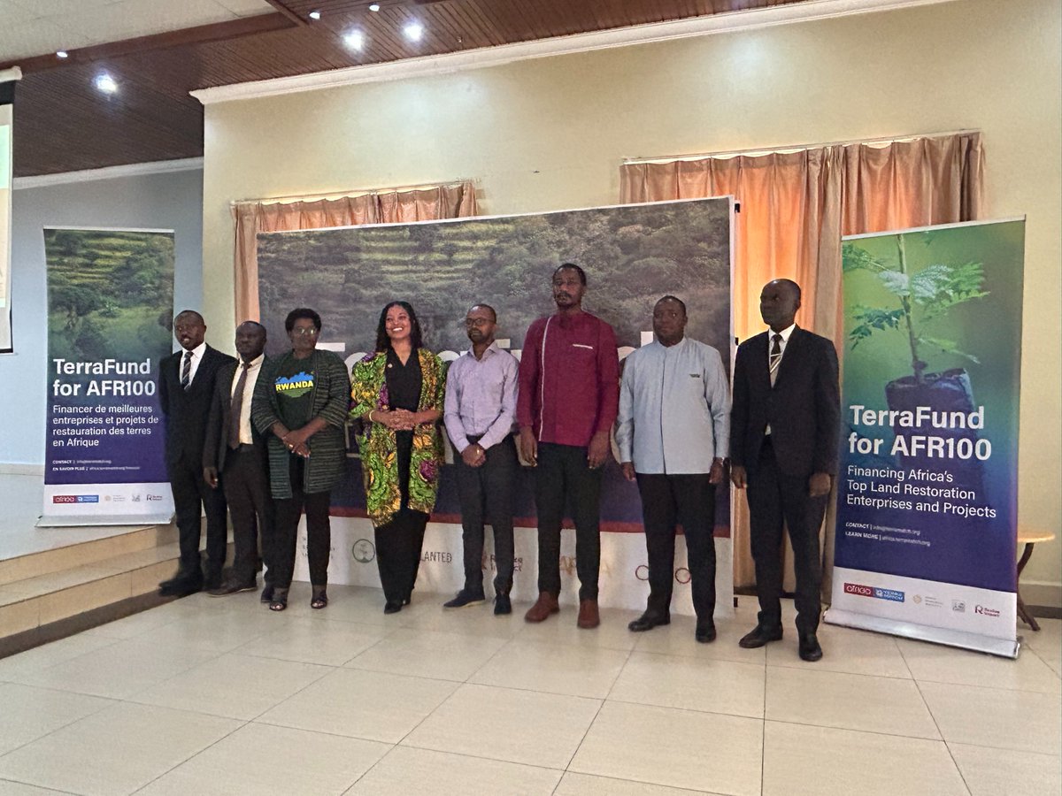 wcirwanda's tweet photo. #TerraFund’s in-person celebration and onboarding workshop in Rwanda. @wcirwanda is among 20 Rwandan restoration champions. Our nature, our life.
@restoreforward @onetreeplanted @ImpactRealize
@BarkaFund @GovernanceRw @REMA_Rwanda
@EnvironmentRw @NyabihuDistrict @BKFoundation_ https://t.co/D4EY585xLM