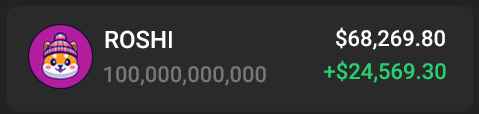 $ROSHI tweet media