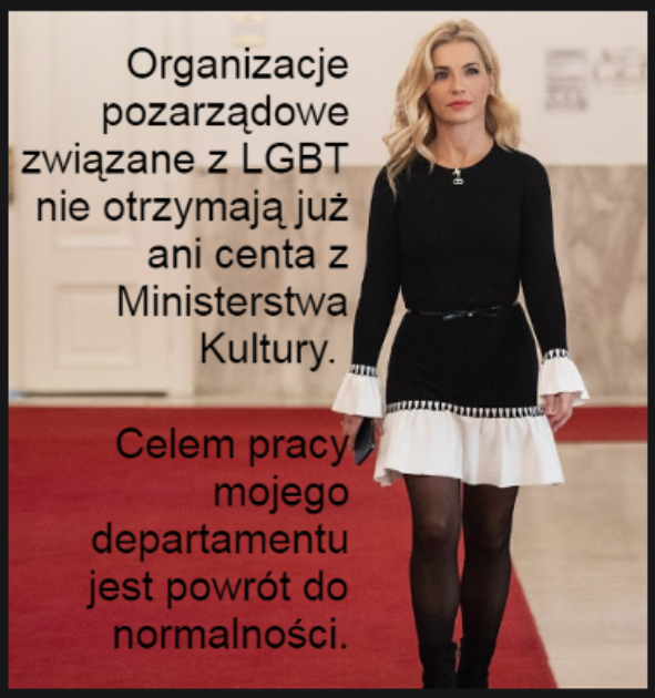 ‼️  Organizacje pozarządowe związane z #LGBT nie otrzymają już ani centa z Ministerstwa Kultury. Celem pracy mojego departamentu jest powrót do normalności.

Martina Šimkovičová, słowacka minister kultury. - 18.01.2024

Brawo Słowacja 👏 🇸🇰