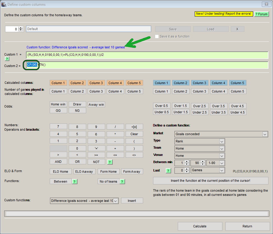 The users who dared to work with custom functions are very satisfied with the results. 
 
Anyway, one downside reported is that it is difficult to remember what every inserted function means, especially when you have many functions.

So, now you see the function description if
