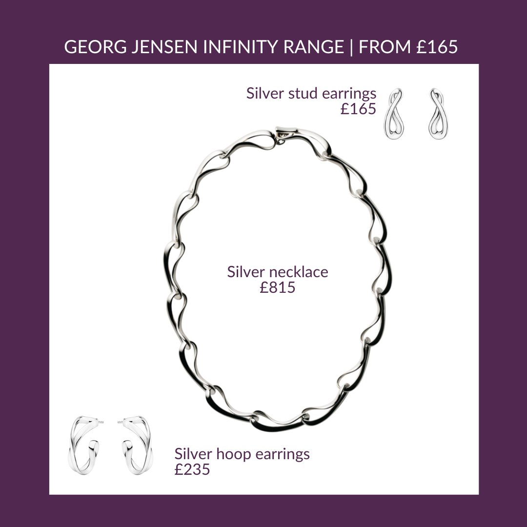 We're agents for #GeorgJensen, and have been for almost 20 years. 💖 the Infinity range... Instore + Online: browse, reserve & buy for speedy delivery! jacobsthejewellers.com/jensen