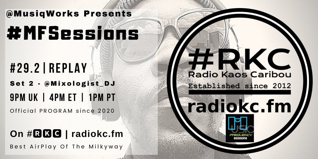 #π₯ππ (@radiokc) on Twitter photo TODAY
π9PM UKβͺ4PM ETβͺ1PM PT
#MFSessions #29.2 #REPLAY
by <a href="/MusiqWorks/">#MusicFanRadio</a>
β¬οΈDetailsβ¬οΈ
π fb.com/RadioKC/posts/β¦
π» #ππ
Ίπ
² Set 2- <a href="/Mixologist_DJ/">GENESIS EP Out Now!!! ο£Ώ</a> featuring
<a href="/McK_Worldwide/">McK</a> x <a href="/_yawappiah/">Yaw Appiah</a> β <a href="/emanueleesposit/">emanuele esposito</a> x <a href="/mavhungu_sa/">mavhungu_sa</a> β @drfeelsa x <a href="/MichaelBYOKing2/">KakarambaπΊπΊ</a>
.../... TODAY
π9PM UKβͺ4PM ETβͺ1PM PT
#MFSessions #29.2 #REPLAY
by <a href="/MusiqWorks/">#MusicFanRadio</a>
β¬οΈDetailsβ¬οΈ
π fb.com/RadioKC/posts/β¦
π» #ππ
Ίπ
² Set 2- <a href="/Mixologist_DJ/">GENESIS EP Out Now!!! ο£Ώ</a> featuring
<a href="/McK_Worldwide/">McK</a> x <a href="/_yawappiah/">Yaw Appiah</a> β <a href="/emanueleesposit/">emanuele esposito</a> x <a href="/mavhungu_sa/">mavhungu_sa</a> β @drfeelsa x <a href="/MichaelBYOKing2/">KakarambaπΊπΊ</a>
.../...