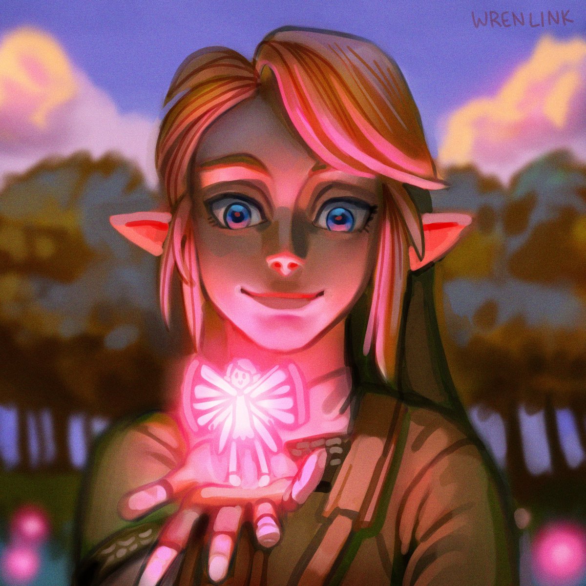 May I offer you a nice pink fairy in this trying time? 🧚🏼‍♀️ #Zelda