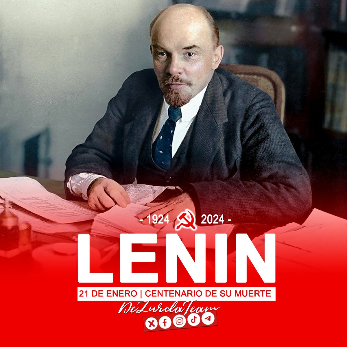 ArielPitaF's tweet photo. Lenin, tempestad y abrigo, cultivador del pensamiento y de la acción; teórico y guía del proletariado mundial, sencillo, humano, sagaz y firme
#Lenin100
#CDRCuba
#IzquierdaLatina 
#DeZurdaTeam https://t.co/pYBG9ucc3u